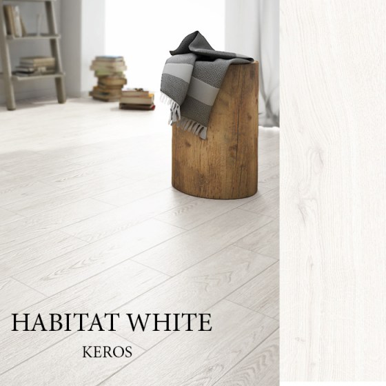 KEROS HABITAT WHITE 18,5x55,5